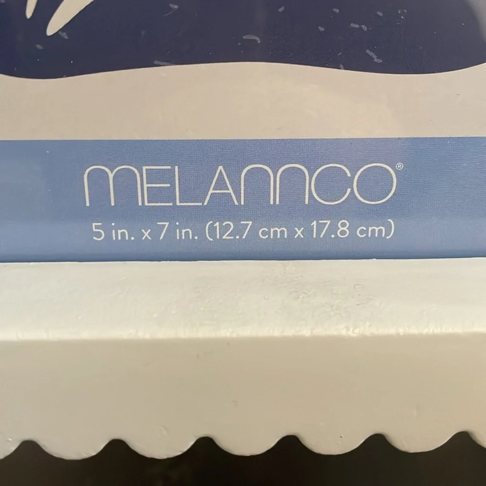 NWT Melannco white Eavy Arch 5”X 7” desk frame